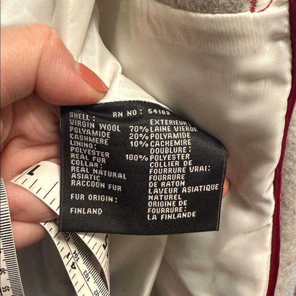 Andrew Marc coat with detachable genuine fur collar. New without tags! - Picture 10 of 11